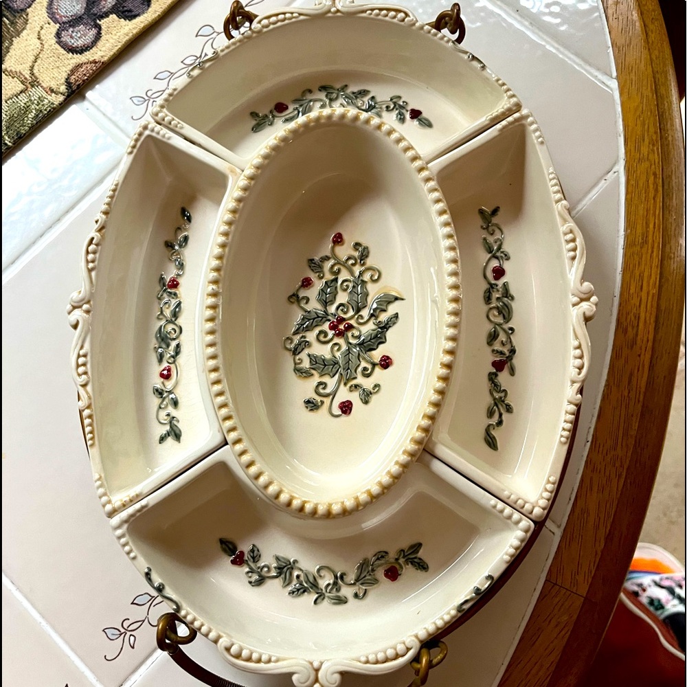 Holiday serving platter - Picture 2 of 4